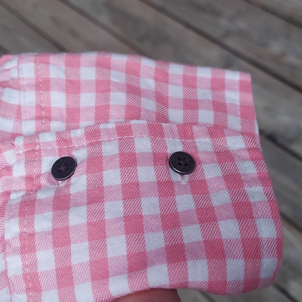 Maurices Checker Keyhole Front Button Down Back L… - image 7